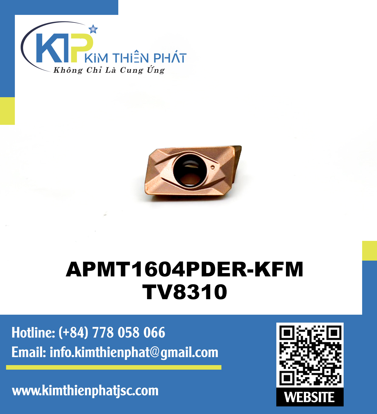 Mảnh Dao Phay APMT1604PDER-KFM-TV8310