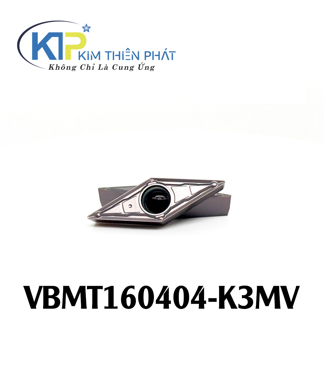 Mảnh dao tiện VBMT160404-K3MV